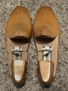 De colección D. MACKAY Madera Zapatos Árboles Par Camillas Ajustables Talla 9D - Imagen 1 de 7
