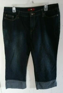 Zoey Beth Stretch Denim Capri Jeans  size 11/12 blue - Picture 1 of 3
