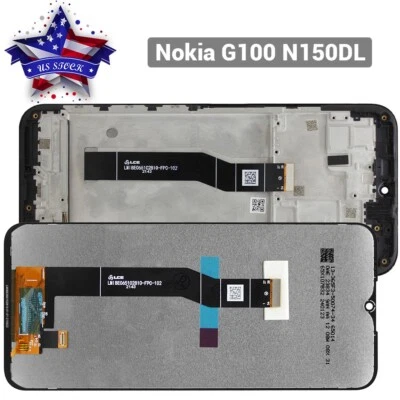 适用于诺基亚 G100 N150DL 原装液晶显示屏触摸屏数字化仪玻璃 TA-1430 — 第 1/4 张图片