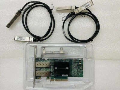 HP 518001-001 Mellanox 10 GbE PCI-e G2 Dual Port Network Card +2* SFP+ cable - Image 1 of 4