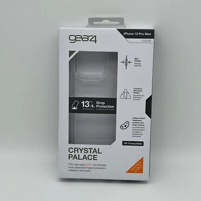 Gear4 Crystal Palace Hard Case for Apple iPhone 12 Pro Max - Clear - Image 1 of 2