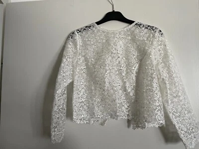 Spitzeoberteil Hochzeit Braut Zweiteiler - Bild 1 von 3