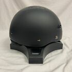 Ls2 Bagger Open Face Motorcycle Helmet Hard Luck Matte Black Medium New