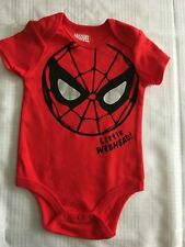 Marvel Spider-Man Infant One Piece Bodysuit  6-9 Months 18 Months 24 Months--New
