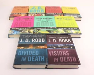 Lot of 9 Nora Roberts as JD Robb In Death Series Hardcover Books - W Dust Jacket - Picture 1 of 9