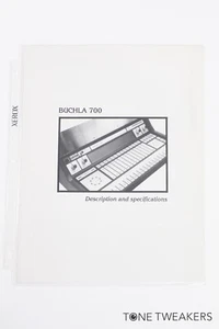 Buchla 700 Descrizione Specifiche Brochure Sintetizzatore VINTAGE SYNTH DEALER - Foto 1 di 2