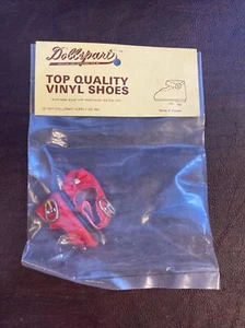 Dollspart VINYL SHOES Style #09015-1 - Size: Unknown - Color - RED - NIP NEW - Picture 1 of 6