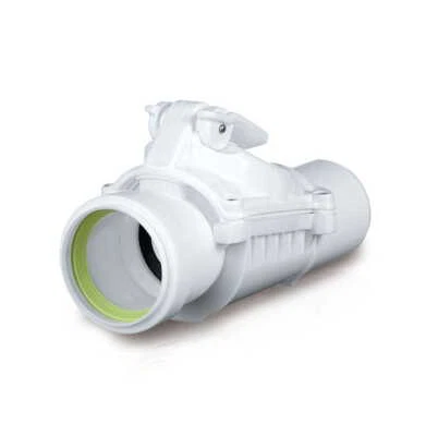 Rückstauverschluss Rückstauklappe 50 typ A weiss Rattenschutz Rohrklappe - Bild 1 von 4