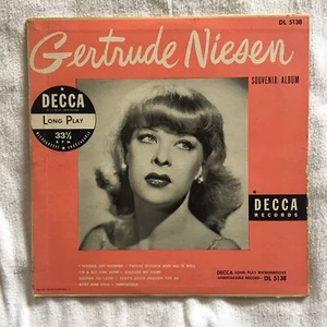 10" 33 RPM, Gertrude Niesen, Souvenir Album, Decca, 1949 JAZZ VOCAL VG - Picture 1 of 7