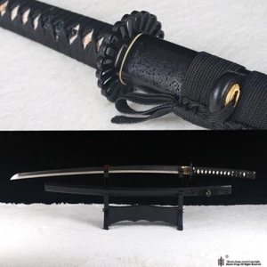 High Quality T10 Steel Japanese Katana Black SHINOGI ZUKURI Samurai Sword Sharp. - Picture 1 of 12