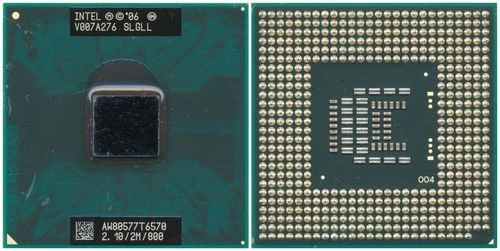 CPU Intel Dual Core Duo Móvil T6570 2.10/ 2M/ 800 Slgll Procesador Socket P 478 - Imagen 1 de 1