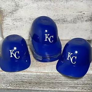 LOTE de 7 Mini Cascos de Béisbol MLB Kansas City Royals Helado Fiesta Favores Nuevos - Imagen 1 de 8