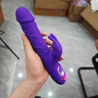 Conejo-Multivelocidad-Vibrador-Punto G-Consolador-Mujer-Adulto-Sexo-Juguete-Masajeador Impermeable Foto 1 de 4