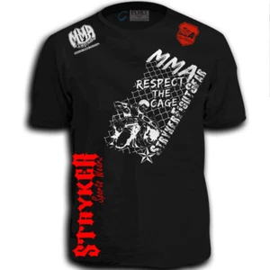 Neu Stryker Respect The Cage MMA bjj nhb ufc Kampfshirt Boxen Top jede Größe - Bild 1 von 8