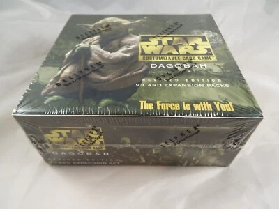STAR WARS CCG DAGOBAH UNLIMITED SEALED BOOSTER BOX OF 30 PACKS - Image 1 of 4