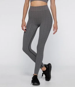 SPORTLEGGINGS DAKOTA HERRINGBONE - SCHWARZ/WEISS - Bild 1 von 4