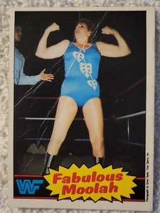 1985 O-Pee-Chee WWF Wrestling Trading Card #13 Fabulous Moolah - Imagen 1 de 3