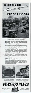 1939 Pennsylvania Viajes Turismo Vacaciones Impresión Revista Anuncio Decoración de Pared! (4031) - Imagen 1 de 1