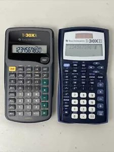 2 calculadoras de Texas Instruments TI 30 X II S PLUS TI-30 X A EN CONDICIONES DE TRABAJO - Imagen 1 de 6