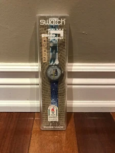 Swatch Melody by Paulo Mendonca 1996 Atlanta Olympics IN BOX COMPLETE BLUE - Picture 1 of 5