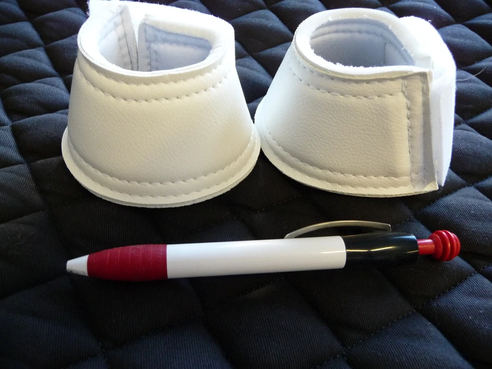 ***HUFGLOCKEN - SPRUNGGLOCKEN***für SHETTY-MINISHETTYS  * Weiß - Bild 1 von 1