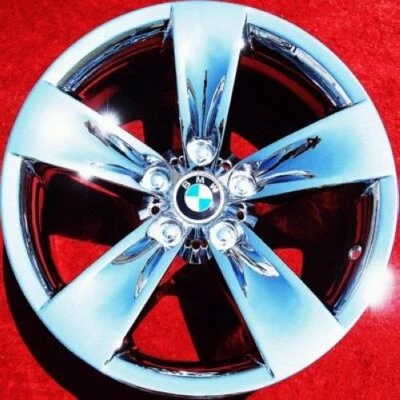 SET OF 4 CHROME 18" BMW 528I 530I 525I 530i 535I 545i 550I OEM WHEELS RIMS 71205 - Image 1 of 4
