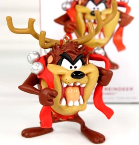 Hallmark Taz Diavolo della Tasmania Ornamento Looney Tunes Babbo Natale Renna Extra 2022 - Foto 1 di 13