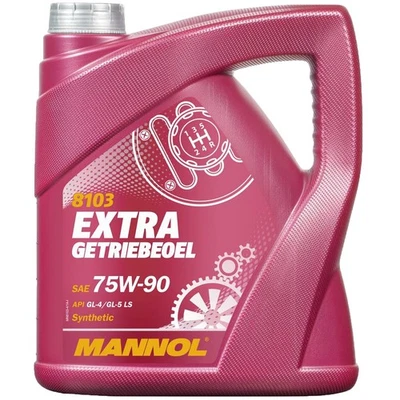 4 LITER 75W-90 MANNOL EXTRA GETRIEBEÖL 75W90 API GL4 GL5 LS SCHALTGETRIEBE ÖL - Bild 1 von 2