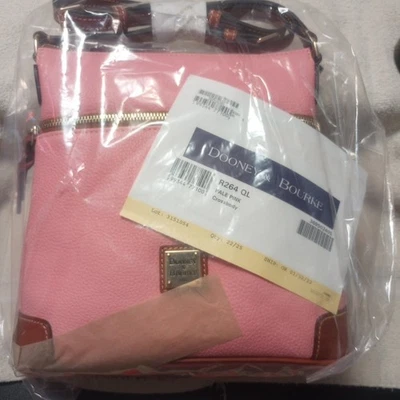 Dooney & Bourke ~ PALE PINK ~ Leather Crossbody Handbag  / Purse R264 QL - Image 1 of 4