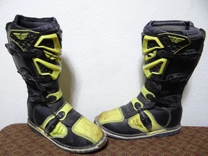 FLY RACING BOOTS Maverik MX Motocross Yellow/Black Men Size 13 USED - Bild 1 von 11