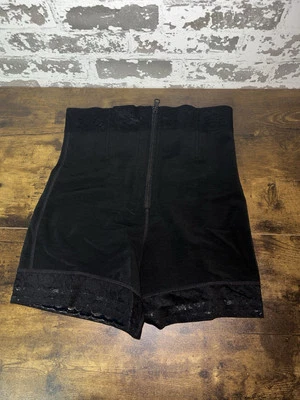 ¡NUEVO! Entrepierna con cremallera inferior moldeadora Faja - negra talla grande Foto 1 de 4