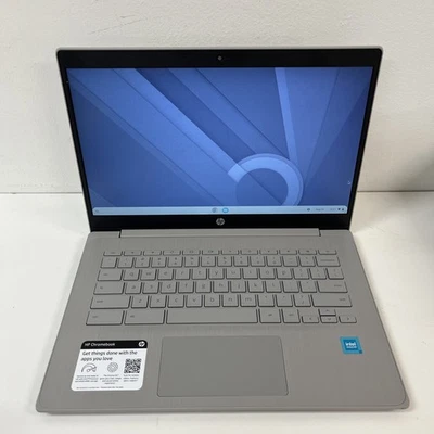 HP Chromebook Laptop 2GB Storage 4GB Ram Grey Intel Celeron N4120 - Image 1 of 4