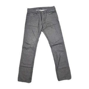 Prada Men’s Black Jeans 32 X 32 Tight Fit SKINNY Faded Button Fly - Picture 1 of 15