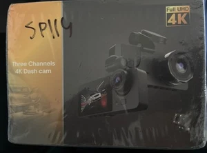 Prilotte Three Channel 4k Dash Cam - Open Box - Picture 1 of 2