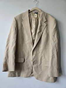 Eddie Bauer Vintage Linen Sportscoat Jacket Size 44 NWT - Picture 1 of 7