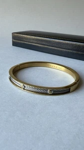 Charriol Forever Bangle Icon Thin Screws Luxury Bracelet Jewelry Unisex - Picture 1 of 5