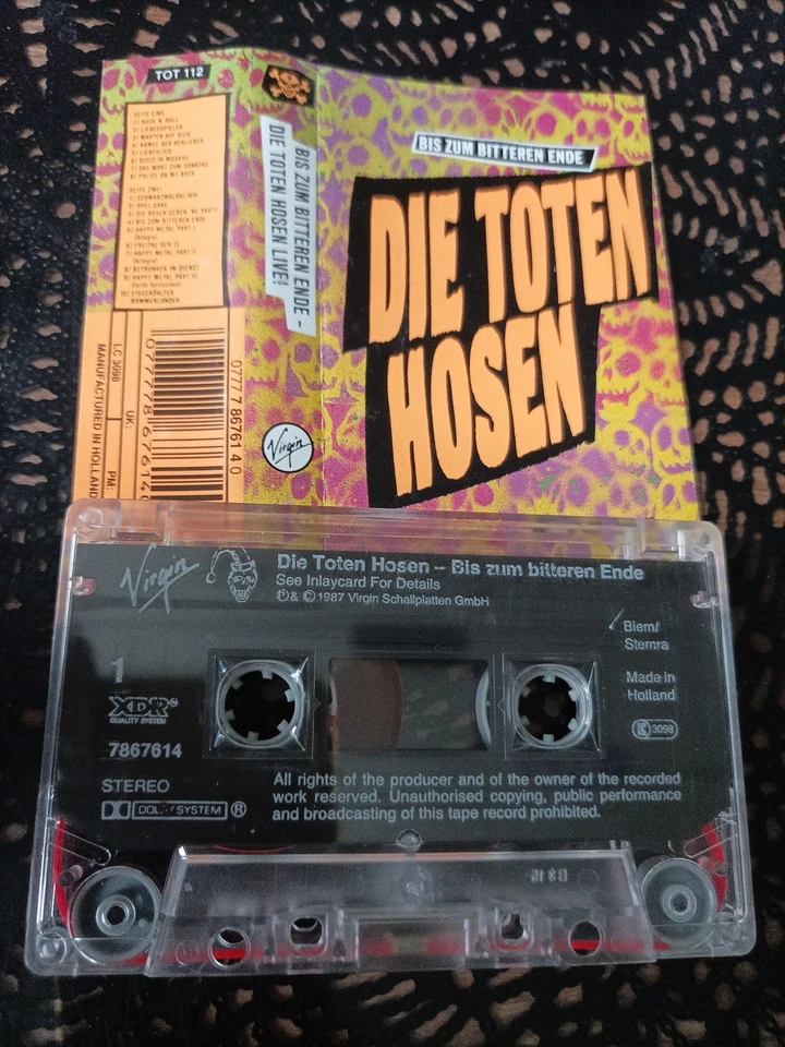 Die Toten Hosen-Bis zum bitteren Ende Live-MC-Musikkassette-Tape-Cassetten - Bild 1 von 1