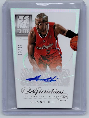 Autógrafos Panini Elite Series Grant Hill Aspirations 2012-13 corte tinte/67 #56 Foto 1 de 2