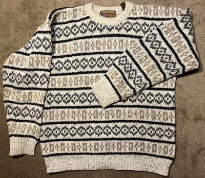 Suéter Esquí Vintage Años 90 - Para Hombre - Mediano - Auténtico Edición 90 - Mezcla de Lana  Foto 1 de 4