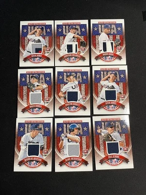 (19x) Lot - 2015 Panini Elite Extra Edition USA Baseball Relics  - Image 1 of 4