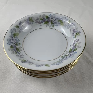 VTG Noritake China Ramona Dessert / Fruit Bowls 5 1/2" #5203 Berry Bowl Set of 5 - Picture 1 of 7