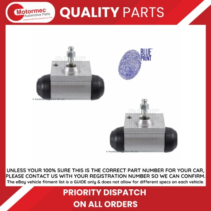 Blue Print Rear Wheel Cylinder Set for Citroen C1 05-14 - Image 1 of 4