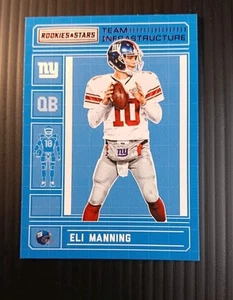 2016 Panini Rookies & Stars Team Infrastructure Eli Manning New York Giants #10 - Picture 1 of 2