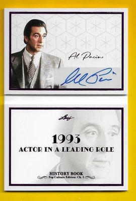 DA108774 2024 Leaf History Book The Envelope Please PURPLE Auto Al Pacino 1/6 - Image 1 of 2
