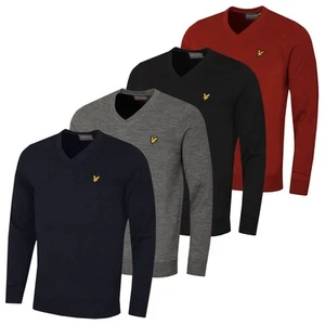 Suéter Lyle & Scott Para Hombres Cuello en V Lana Merino Acrílico Duradero 48% DE DESCUENTO PRECIO DE VENTA SUGERIDO POR EL FABRICANTE - Imagen 1 de 19