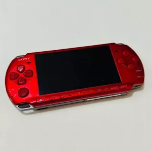 Sony PSP 3000 Console Solo Rosso Radiante Giappone Giochi Playstation Testata Usata - Foto 1 di 4