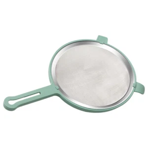 Stainless Steel Colander Kitchen Strainer Cooking Spoon Soy Milk Household - Picture 1 of 12