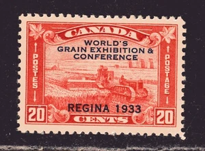 SELLO CANADÁ #203 --- EXPOSICIÓN DE GRANOS - 1933 - SIN USAR - Imagen 1 de 2