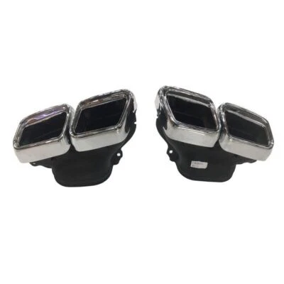 Car Exhaust Tailpipe Muffler For Mercedes Benz E S Class W212 W222 S65 E63 AMG Foto 1 de 4