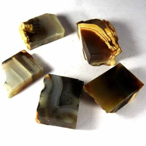 Natural Bostwana Agate Rough Wholsale Lot 122.85 Carat Loose Gemstone - Picture 1 of 3